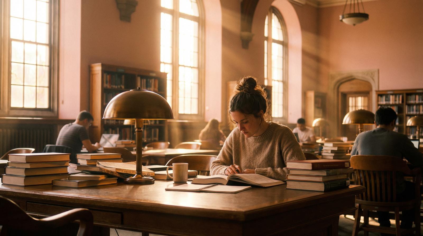 黑料社区-图书馆午后时光